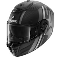 Shark Spartan RS Carbon - Shawn Matt Carbon / Silver / Anthracite