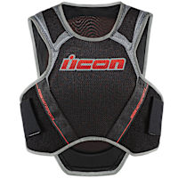 Icon Field Armour Softcore Vest - Megabolt Black