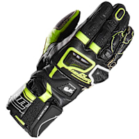 Furygan Styg20 X Kevlar&reg; Leather Gloves - Black / Fluo Yellow / White