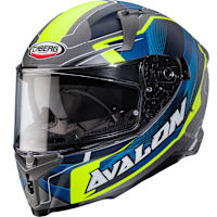 Caberg Avalon X - Optic Matt Grey / Blue / Yellow