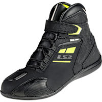 LS2 Garra Waterproof Boots - Black / Hi Viz Yellow