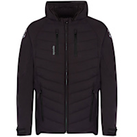 Spada Tino Quilted CE Textile Jacket - Black