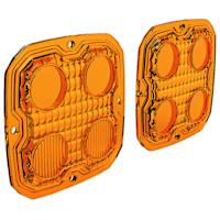 Denali 2.0 D4 TriOptic Lens Kit - Amber