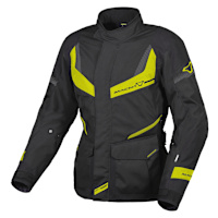 Macna Ladies Rancher Textile Jacket - Black / Fluo Yellow