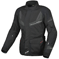 Macna Ladies Rancher Textile Jacket - Black / Grey