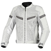 Macna Velotura Textile Jacket - Light Grey