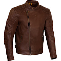 Merlin Chester Cafe D3O Leather Jacket - Brown