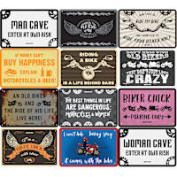 Oxford Garage Metal Signs - Series 2