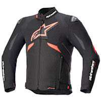 Alpinestars T-GP R V3 Drystar Jacket - Black / Red Fluo / White