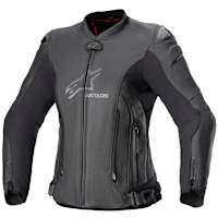 Alpinestars Stella GP Plus V4 Leather Jacket - Black / Black