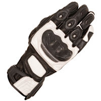 Weise Short Race Sprint Gloves - Black / White