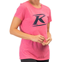 Klim Ladies Drift Tri-Blend T-Shirt - Fuchsia Frost / Dress Blues