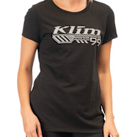 Klim Ladies Foundation Tri-Blend T-Shirt - Black / High Rise