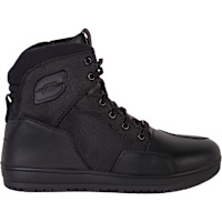 Ozone Spin Leather Boots - Black