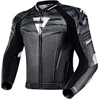 Rebelhorn Vandal Leather Jacket - Black / White
