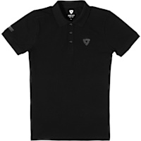 Rev'it Throwback Polo Shirt - Black