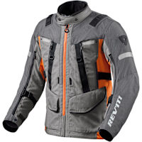 Rev'it Sand 4 H2O Textile Jacket - Grey / Orange