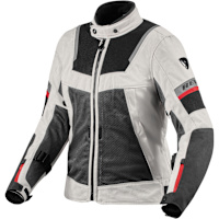 Rev'it Ladies Tornado 4 H2O Textile Jacket - Silver / Black