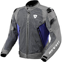Rev'it Control Air H2O Textile Jacket - Grey / Blue