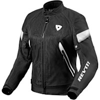 Rev'it Ladies Control Air H2O Textile Jacket - Black / White