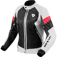 Rev'it Ladies Control Air H2O Textile Jacket - White / Black
