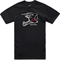 Alpinestars MX Helmet CSF T-Shirt - Black