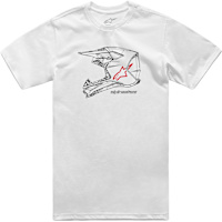 Alpinestars MX Helmet CSF T-Shirt - White