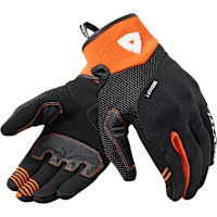 Rev'it Endo Textile Gloves - Black / Orange