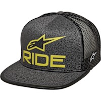 Alpinestars Ride 4.0 Trucker Hat - Charcoal / Black / Lime