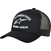 Alpinestars Triple Trucker Hat - Black / Black / White