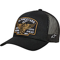 Alpinestars Heritage Patch Trucker Hat - Black / Black