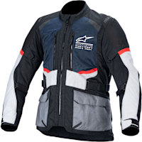 Alpinestars Andes Air Drystar Textile Jacket - Deep Blue / Black / Ice Grey