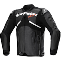 Alpinestars Atem V5 Leather Jacket - Black / White