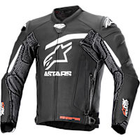 Alpinestars GP Plus R V4 Rideknit Leather Jacket - Black / White