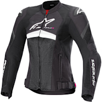Alpinestars Stella T-GP Plus R V4 Airflow Textile Jacket - Black / White