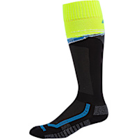 Klim Aggressor V4 Vented Socks - Twoually / Black / Hi-Vis Yellow