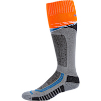 Klim Aggressor V4 Vented Socks - Twoually / Monument / Strike Orange