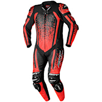 RST Pro Series Evo Airbag CE One Piece Leather Suit - Flo Red / Black