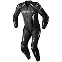 RST Tractech Evo 5 CE One Piece Leather Suit - Black / White / Black