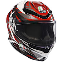 AGV K6 S - Reeval White / Red / Grey