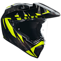 AGV AX9 22.06 - Steppa Carbon / Grey / Fluo Yellow