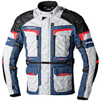 RST Pro Series Adventure-X CE Textile Jacket - Silver / Blue / Red 