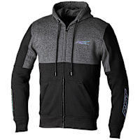 RST x Kevlar&reg; Team Zip Through CE Textile Hoodie - Black / Grey