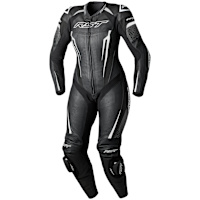 RST Ladies Tractech Evo D3O One Piece Leather Suit - Black / White