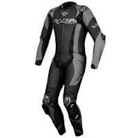 Ixon Vortex 3 One Piece Leather Suit - Black