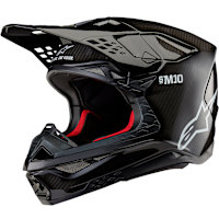 Alpinestars Supertech M10 Solid - Gloss Black Carbon