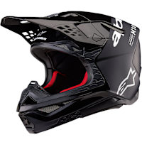 Alpinestars Supertech M10 Flood - Gloss Black / Matt Dark Grey