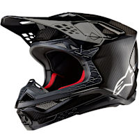 Alpinestars Supertech M10 Fame - Gloss Black / Matt Carbon