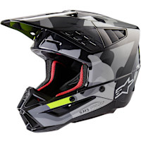 Alpinestars S-M5 Rover 2 - Gloss Dark Grey / Yellow Fluo