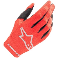 Alpinestars Radar Textile Gloves - Mars Red / Silver